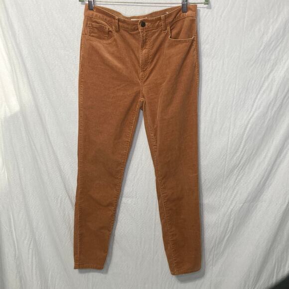 Loft's Made and Loved Women's Size 8 Camel HIgh Rised Skinny Corduroy Pants - Picture 1 of 7